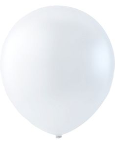 50 stk 30 cm - Hvite Ballonger