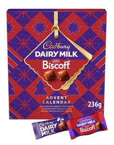 Cadbury Dairy Milk med Biscoff - Stor Adventskalender 236 g