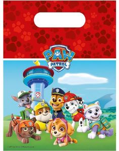 6 stk Godteposer - Paw Patrol Gjengen