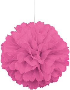 Rosa Puff Pom Pom 40 cm