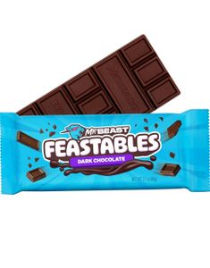 DATOVARE - Mr. Beast Feastables Dark Chocolate - Mørk Sjokoladebar 60 g (USA Import) (02.12.2025)