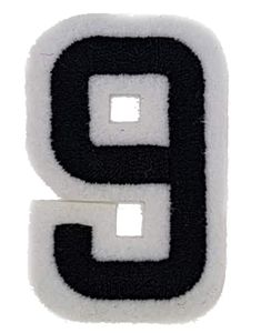 Tallet 9 - 5 cm Strykemerke