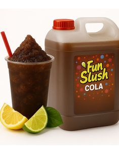 5 liter Cola Slush-Konsentrat - 30 liter Ferdig Popz Fun Slush