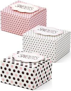 6 stk Gaveesker 3,5x6 cm - Candyworld