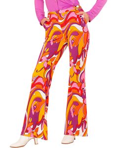 70 Talls Psykedelisk Orkide Kostymebukse til Dame