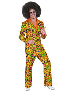 70's Boblemønstret Kostymedress til Herre