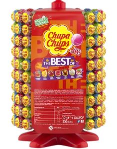 200 stk Chupa Chups Kjærligheter med Hjul-Stativ