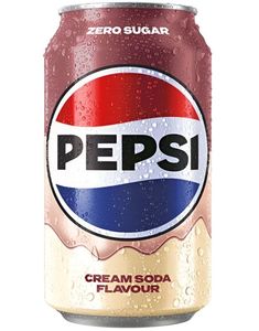Pepsi Cream Soda Flavour 355 ml (Sukkerfri)