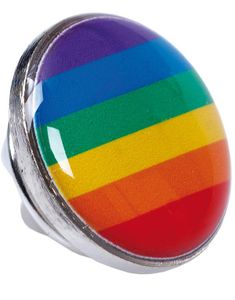 Regnbuefarget Pin 1,5 cm