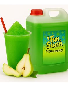 5 liter Piggonino Slush-Konsentrat - 30 liter Ferdig Popz Fun Slush