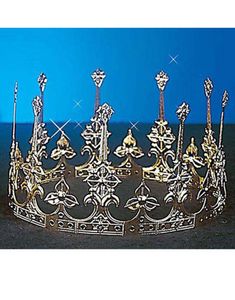 Gullfarget Dronning/Prinsesse Krone