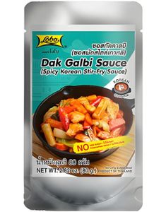 Lobo Spicy Korean Stir Fry Dak Galbi Sauce 80 gram (Korea)