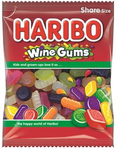 Haribo Wine Gums 140 gram 