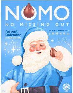 NOMO Creamy Choc Stor Vegansk Adventskalender - 80g