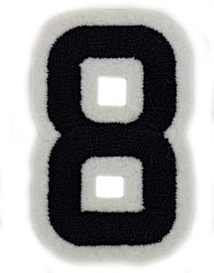 Tallet 8 - 5 cm Strykemerke