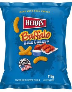 Herr's Hot Buffalo Blue Cheese Curls 113 gram (USA Import)