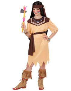 Indianerkostyme til Jente 3 Deler