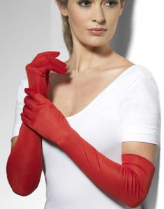 Røde Lange Hansker 52 cm