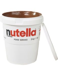 3 kg Kjempestor Bøtte med Nutella Sjokoladepålegg