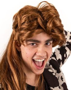 80s Ginger Hockeysveis Parykk