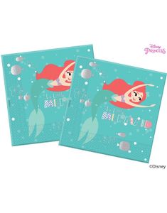 20 stk Servietter - Den Lille Havfruen