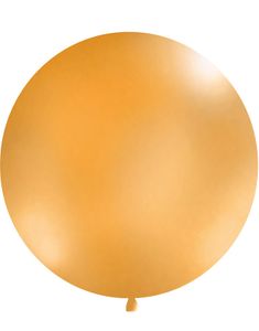 ORANGE Pastellfarget Rund JUMBO Ballong 1 meter
