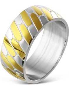 Mixed Flavour - Sølv- og Gullfarget Stålring