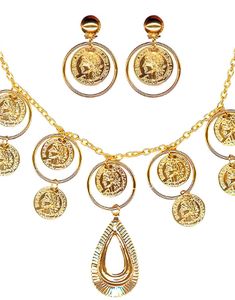Sigøyner/Gipsy Gullfarget Smykkesett