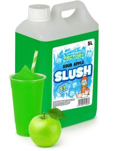 Sour Apple Slush-Konsentrat - 40 liter Ferdig Slush - Crazy Factory