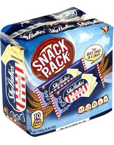 10 pk M.Y SAN Skyflakes Crackers Snack Pack 10x25 gram (Filippinsk)