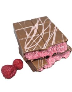 Sweet Gate Håndlaget Dubai Sjokolade med Bringebær 210 gram