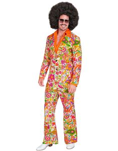 60's Blomstrete Hippie Kostymedress til Herre