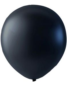100 stk 23 cm MEGAPACK - Svart Metallic Ballonger