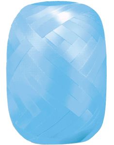 20 meter Lys Blått Ballongbånd / Gavebånd - 5 mm Bred