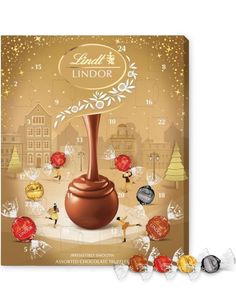 DATOVARE - Lindt Lindor Gold - Stor Trøffelsjokolade Adventskalender 233g (31.03.2026)