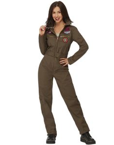 Lisensiert Top Gun Kostyme til Dame