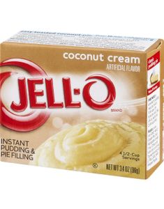 Jell-O Instant Coconut Cream Pudding - 96 g (USA Import)