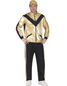 Svart og Gullfarget Grilldress til Herre