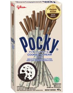 Pocky Cookies & Cream - Kjekspinner med Cookies & Cream Smak 40 gram