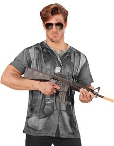Fotorealistisk Soldat T-skjorte til Mann