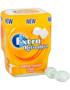 Extra Refreshers Tropical Flavour Tyggegummi Boks 67g