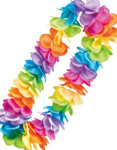 Luksus Hawaiikrans med Ekstra Store Blomster