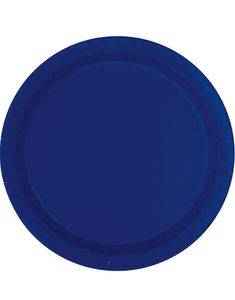 16 stk Marineblå Papptallerkener 22 cm