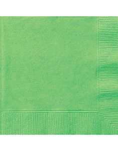 20 stk Limegrønne Servietter 33x33 cm