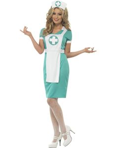 Scrub Nurse - Sykepleierkostyme til Dame