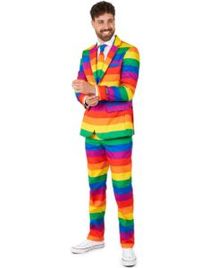 Regnbuefarget Dress til Herre - Suitmeister