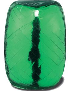 20 meter Grønn Metallic Ballongbånd / Gavebånd - 5 mm Bred