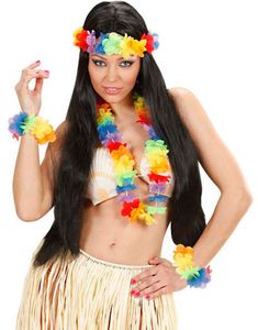 Hawaii Blomsterkrans Sett - 3 Deler