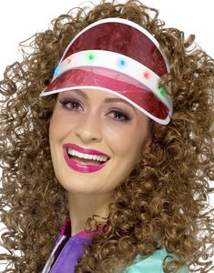 80-Talls Rosa Solskjerm med Blinkende Lys