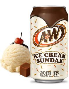 A&W Ice Cream Sundae - Koffeinfri 355 ml Limited Edition (USA Import)